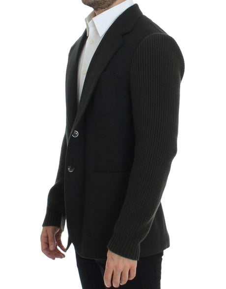 Dolce & Gabbana Green cashmere two button blazer - Hilstor