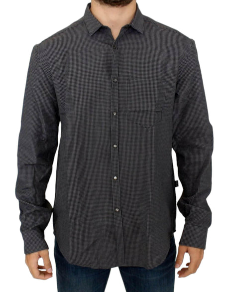Costume National Gray linen casual shirt - Hilstor