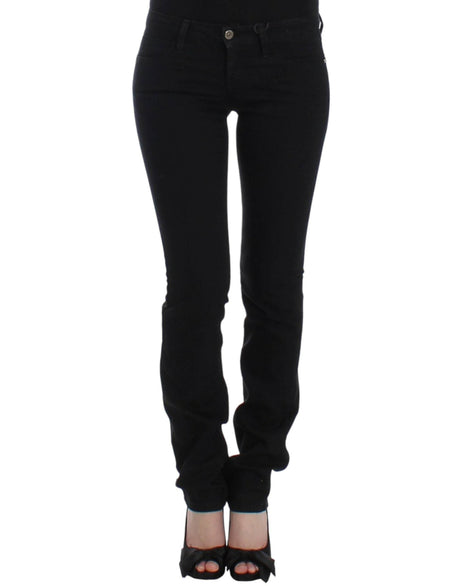 Costume National Black straight leg jeans - Hilstor