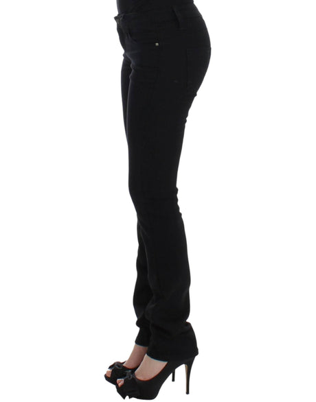 Costume National Black straight leg jeans - Hilstor