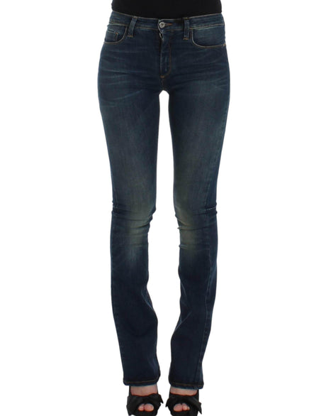 Costume National Blue straight leg jeans - Hilstor