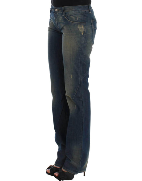 Costume National Blue straight leg jeans - Hilstor