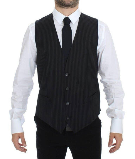 Dolce & Gabbana Gray Stretch Formal Dress Vest Gilet - Hilstor