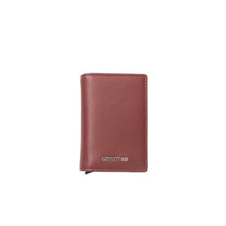 Cerruti 1881 Red Calfskin Men Wallet - Hilstor
