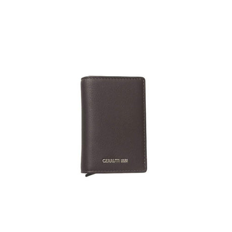 Cerruti 1881 Brown Calfskin Men Wallet - Hilstor