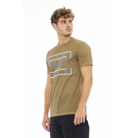 Baldinini Trend Gray Cotton Men T-Shirt - Hilstor