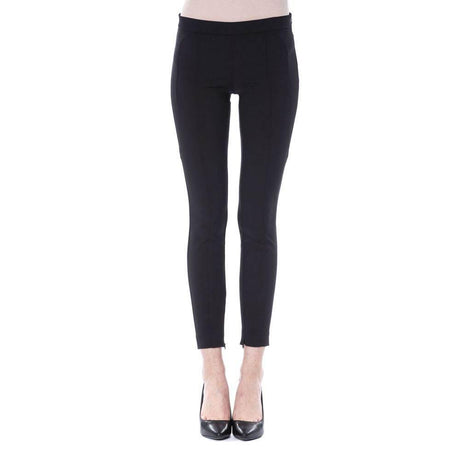 BYBLOS Black Polyester Women Skinny Pant - Hilstor
