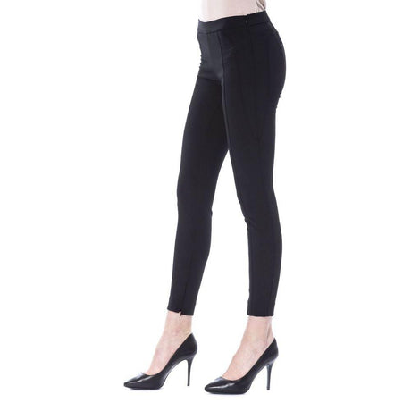 BYBLOS Black Polyester Women Skinny Pant - Hilstor