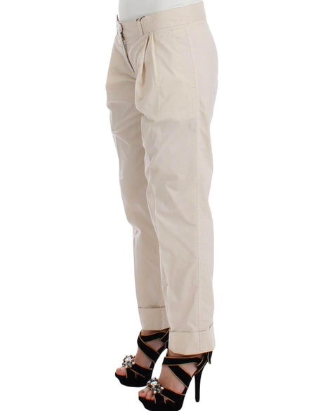 Ermanno Scervino Beige Chinos Casual Dress Pants Khakis - Hilstor