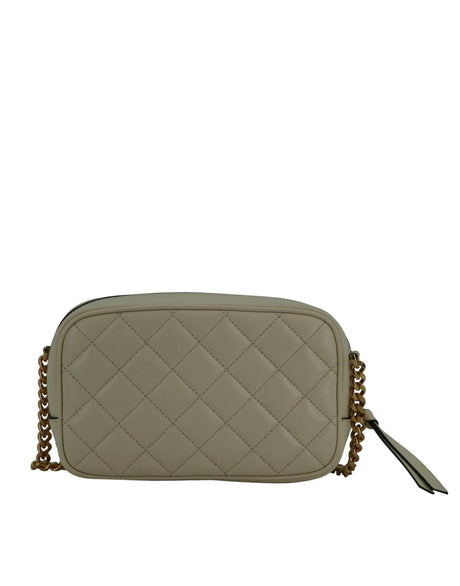 Versace Elegant White Lamb Leather Camera Bag - Hilstor