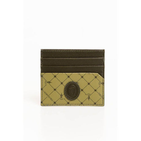 Trussardi Green Leather Men Wallet - Hilstor
