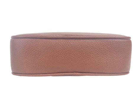 Burberry Small Leather Tan Camera Crossbody TB Logo Bag - Hilstor
