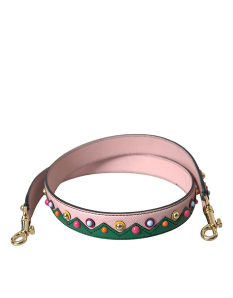 Dolce & Gabbana Pink Leather Handbag Accessory Shoulder Strap - Hilstor