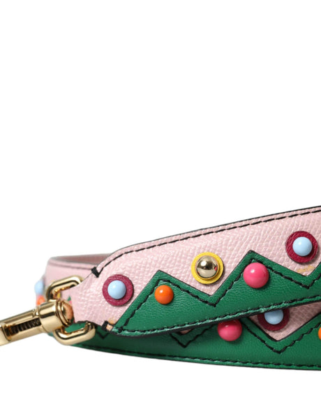 Dolce & Gabbana Pink Leather Handbag Accessory Shoulder Strap - Hilstor