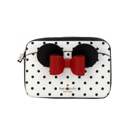 Kate Spade Disney Minnie Mouse Polka Dot Printed PVC Crossbody Camera Bag - Hilstor