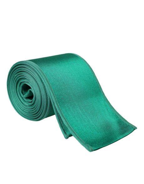 Dolce & Gabbana Green Silk Satin Waist Women Belt - Hilstor