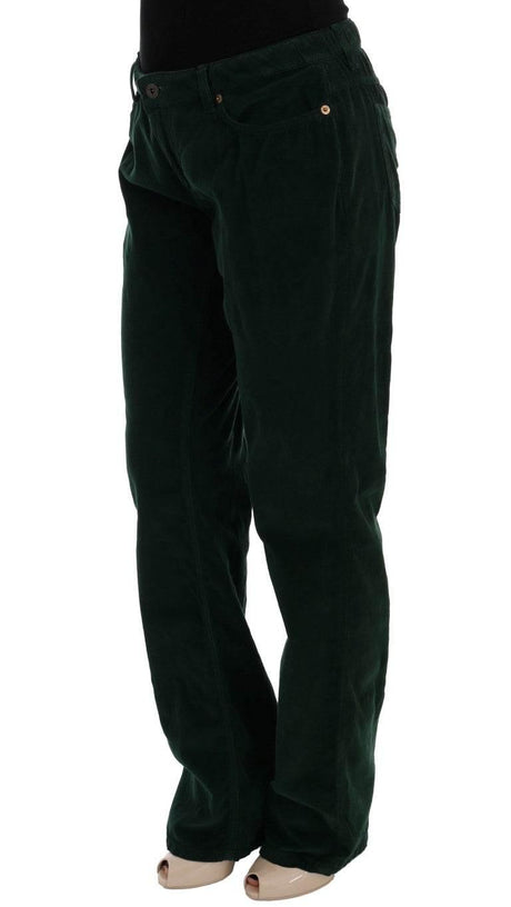 Dolce & Gabbana Green Cotton Corduroys Jeans - Hilstor