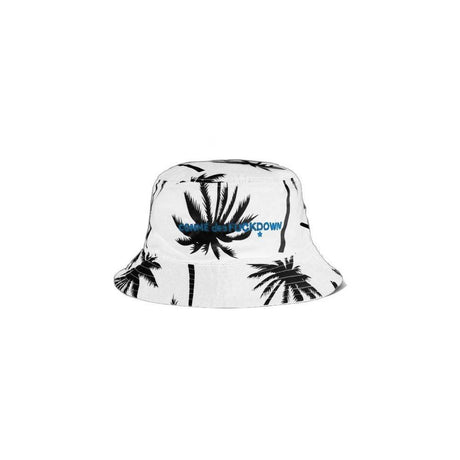 Comme Des Fuckdown Palm Print Chic Fisherman Hat - Hilstor