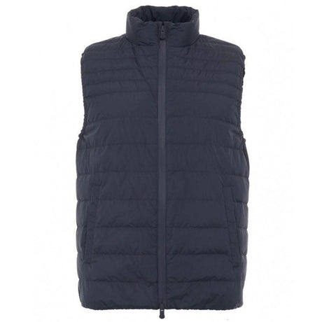 People Of Shibuya Blue Polyester Men Vest - Hilstor