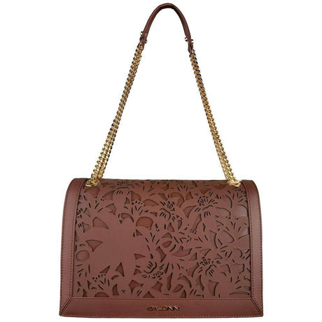 Baldinini Trend Brown Calfskin Women Crossbody Bag - Hilstor