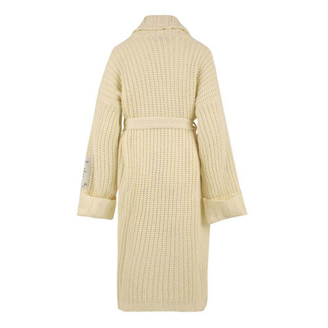 Hinnominate White Marabou Women Cardigan - Hilstor