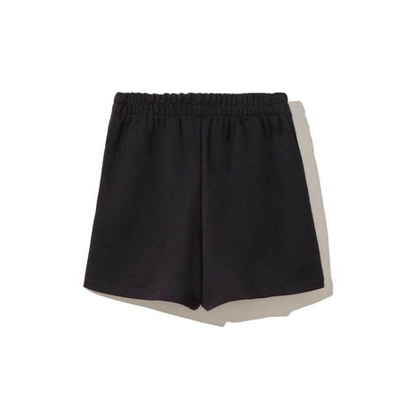 Comme Des Fuckdown Chic Black Cotton Shorts with Side Pockets - Hilstor