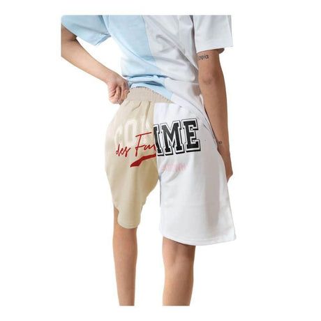Comme Des Fuckdown Chic Two-Tone Logo Shorts - Hilstor