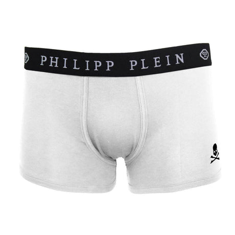 Philipp Plein White Cotton Men's Boxer - Hilstor