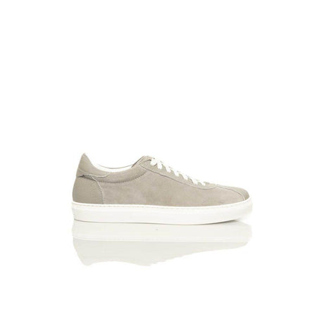 Cerruti 1881 Gray Cowhide Men's Sneaker - Hilstor