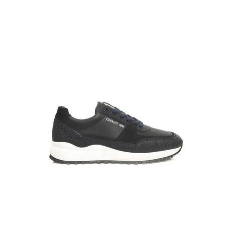 Cerruti 1881 Blue Cowhide Men Sneaker - Hilstor