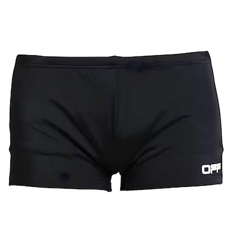 Off-White Black Nylon Men's Swim Trunk - Hilstor