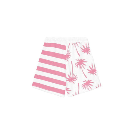 Comme Des Fuckdown Chic Pink Striped Drawstring Shorts - Hilstor