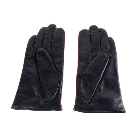Cavalli Class Black Lambskin Women Glove - Hilstor