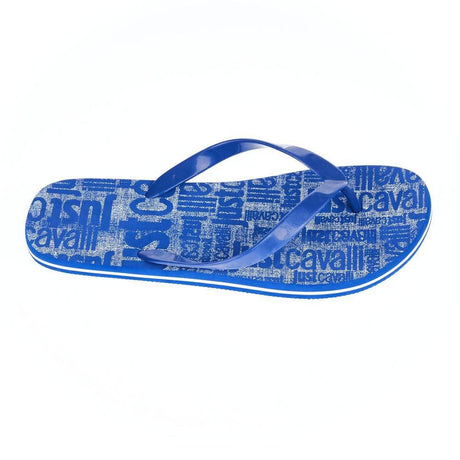 Just Cavalli Light Blue EVA Men Sandal - Hilstor