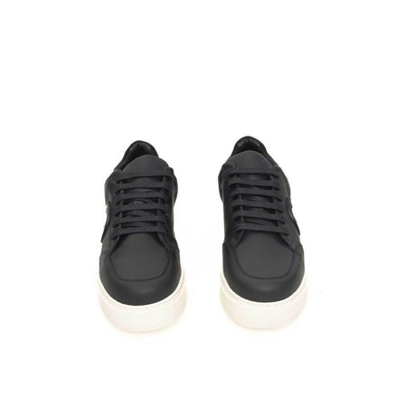 Cerruti 1881 Blue Cowhide Men Sneaker - Hilstor