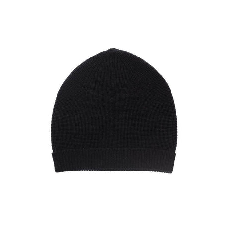 Alpha Studio Black Merino Wool Men's Hat - Hilstor