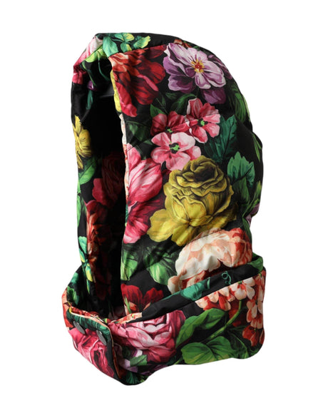 Dolce & Gabbana Hat Multicolor Floral Whole Head Wrap Hat - Hilstor