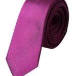 Dolce & Gabbana Purple Solid Satin Silk Adjustable Men Tie - Hilstor