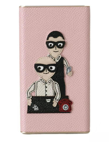 Dolce & Gabbana Charger USB Pink Leather #DGFAMILY Power Bank - Hilstor