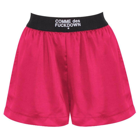Comme Des Fuckdown Fuchsia Polyester Short - Hilstor