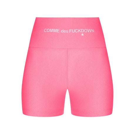 Comme Des Fuckdown Pink Polyester Short - Hilstor
