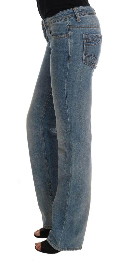 Costume National Blue Wash Cotton Classic Jeans - Hilstor