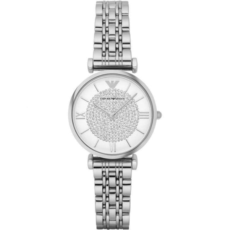 Armani Silver Stainless Steel Watch - Hilstor