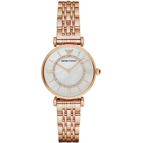 Armani Rose Gold Stainless Steel Watch - Hilstor