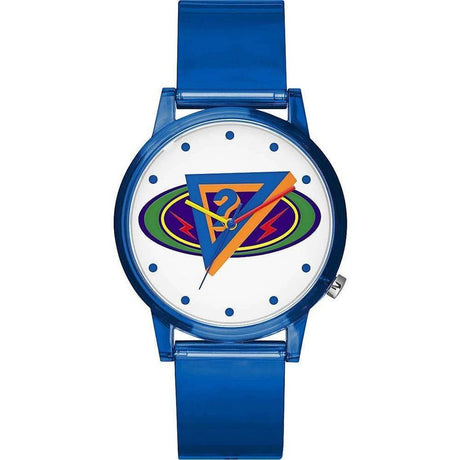 Guess Blue Resin Watch - Hilstor