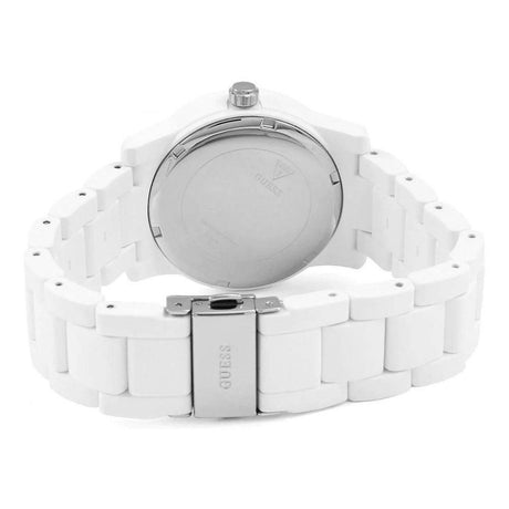 Guess White Rubber Watch - Hilstor