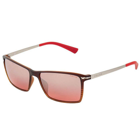 Police Red Injected Sunglasses - Hilstor