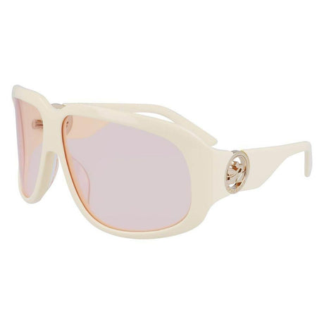 Longchamp White Acetate Sunglasses - Hilstor