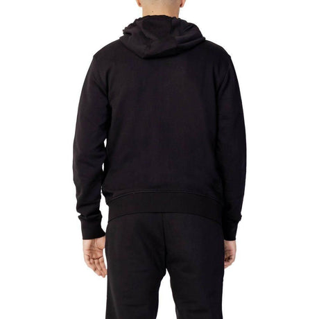 Armani Exchange Black Cotton Hoody - Hilstor