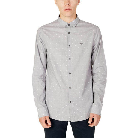 Armani Exchange Black Cotton Shirt - Hilstor